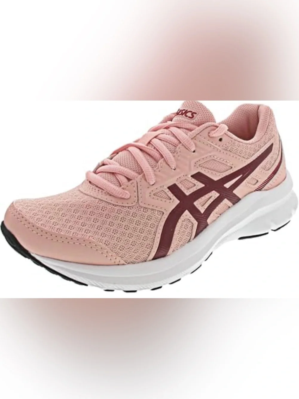 ASICS Jolt 3 Pink and Maroon Women's Athletic Running Shoe